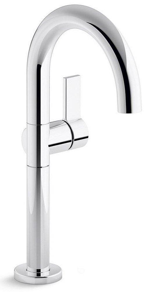 Kallista Polished Chrome Single Handle Vessel Filler Bathroom Sink Faucet 