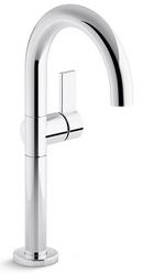 Kallista Polished Chrome Single Handle Vessel Filler Bathroom Sink Faucet 