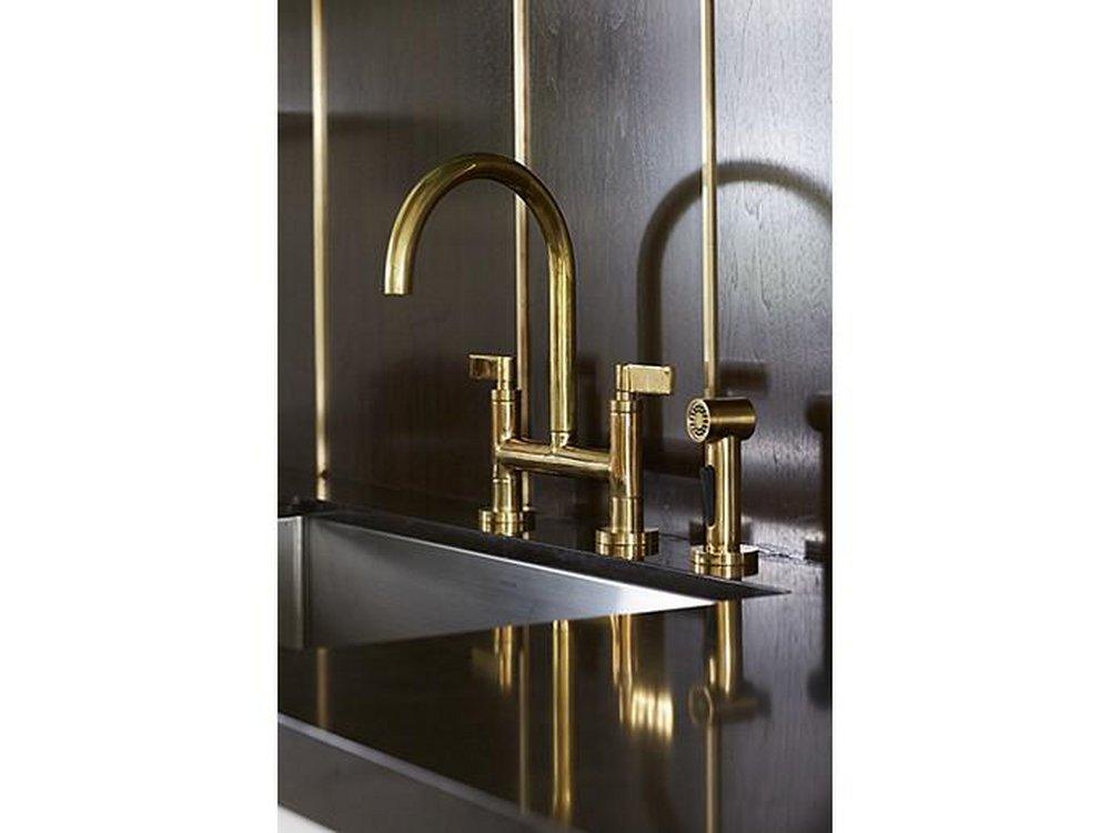 Kallista Unlacquered Brass Side Spray 