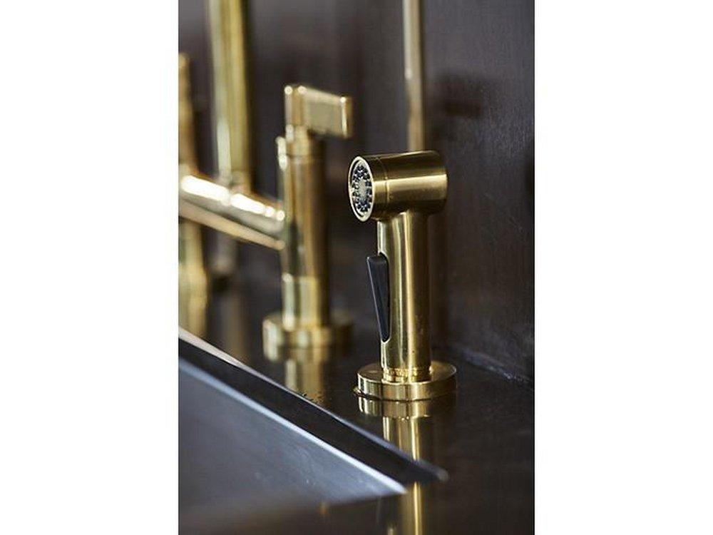 Kallista Unlacquered Brass Side Spray 