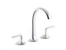 Kallista Polished Chrome Two Handle Widespread Bathroom Sink Faucet 