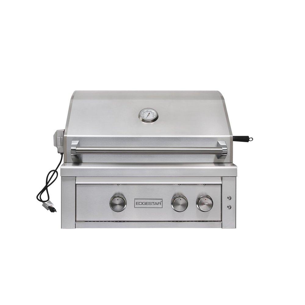 Edgestar Stainless Steel 30 in. 60000 BTU 3-Burner Propane Built-in Grill 