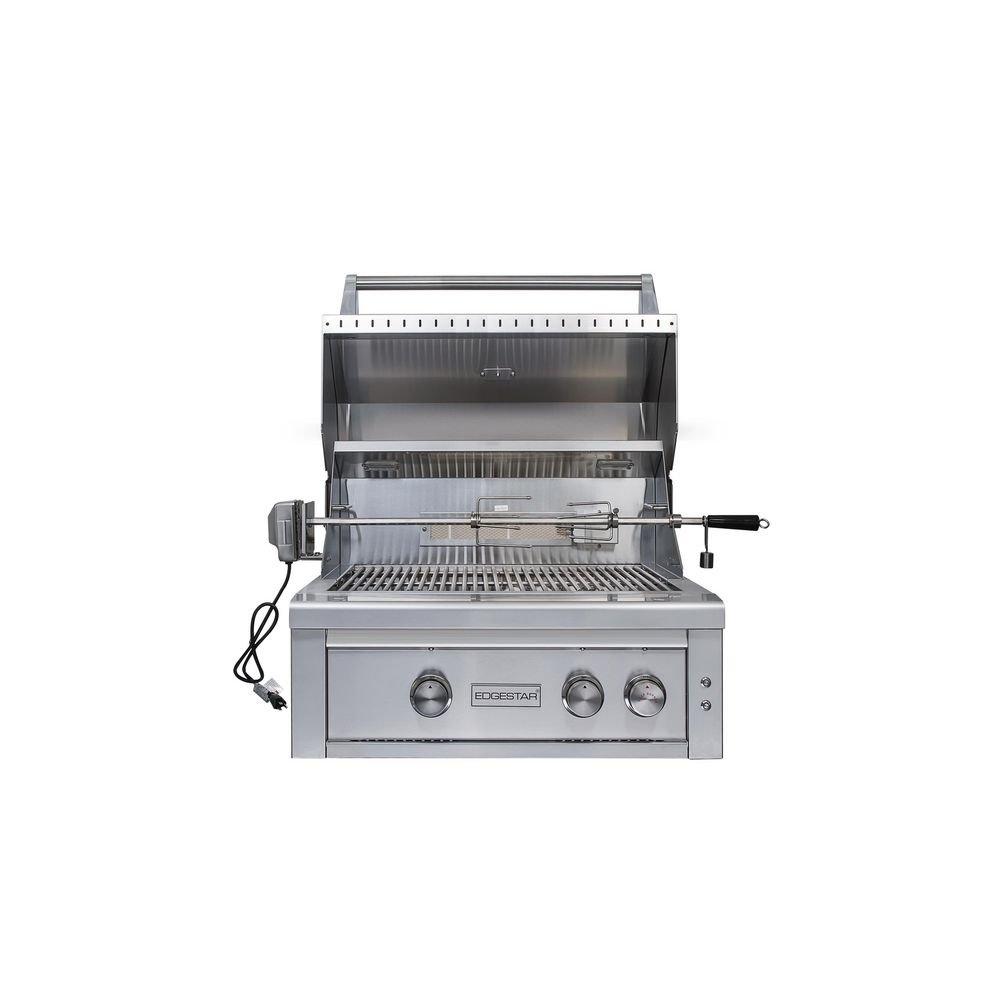 30 in. 60000 BTU 3-Burner Propane Built-in Grill 