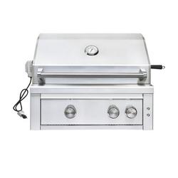 30 in. 60000 BTU 3-Burner Propane Built-in Grill