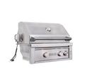 30 in. 60000 BTU 3-Burner Propane Built-in Grill 