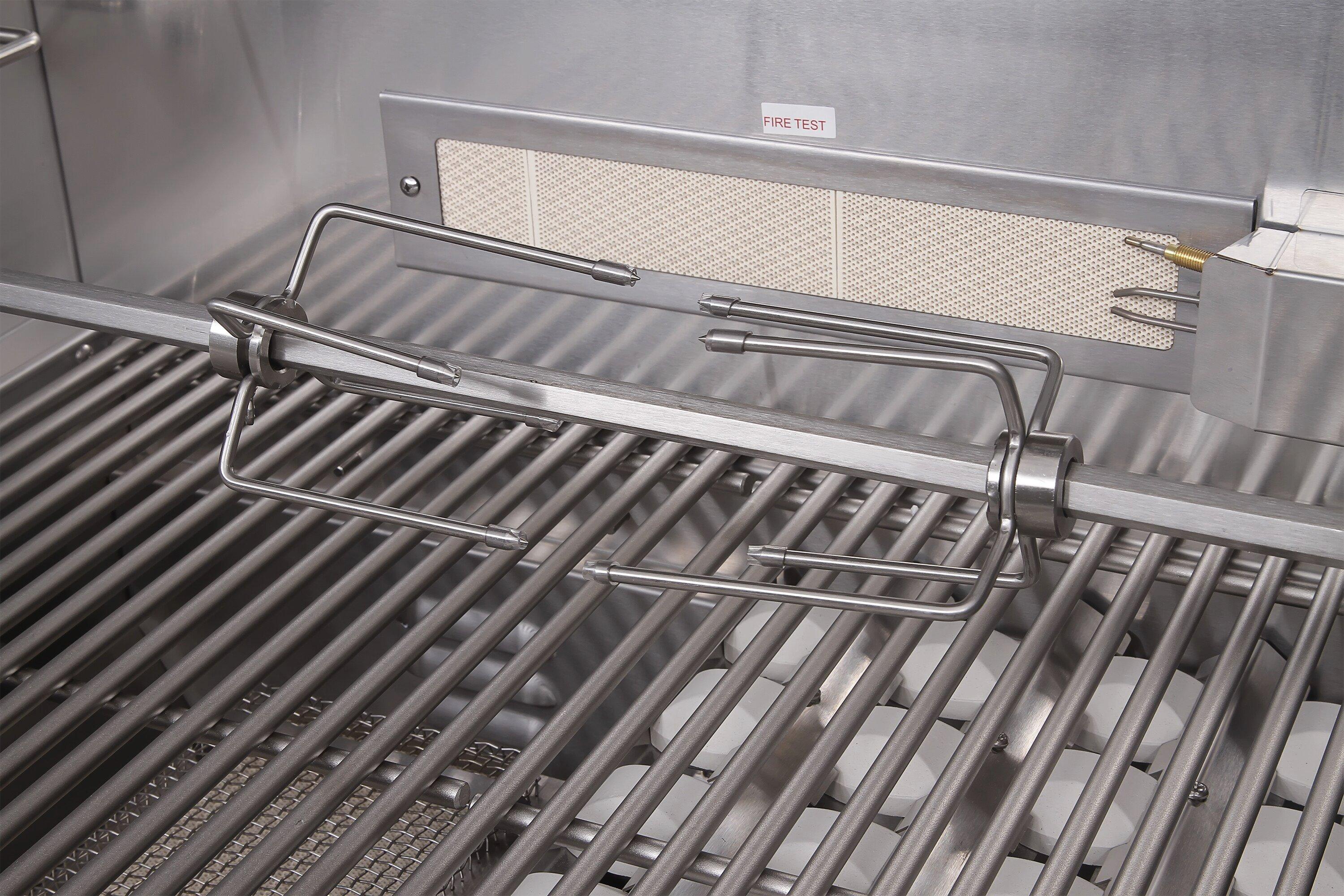 30 in. 60000 BTU 3-Burner Propane Built-in Grill 