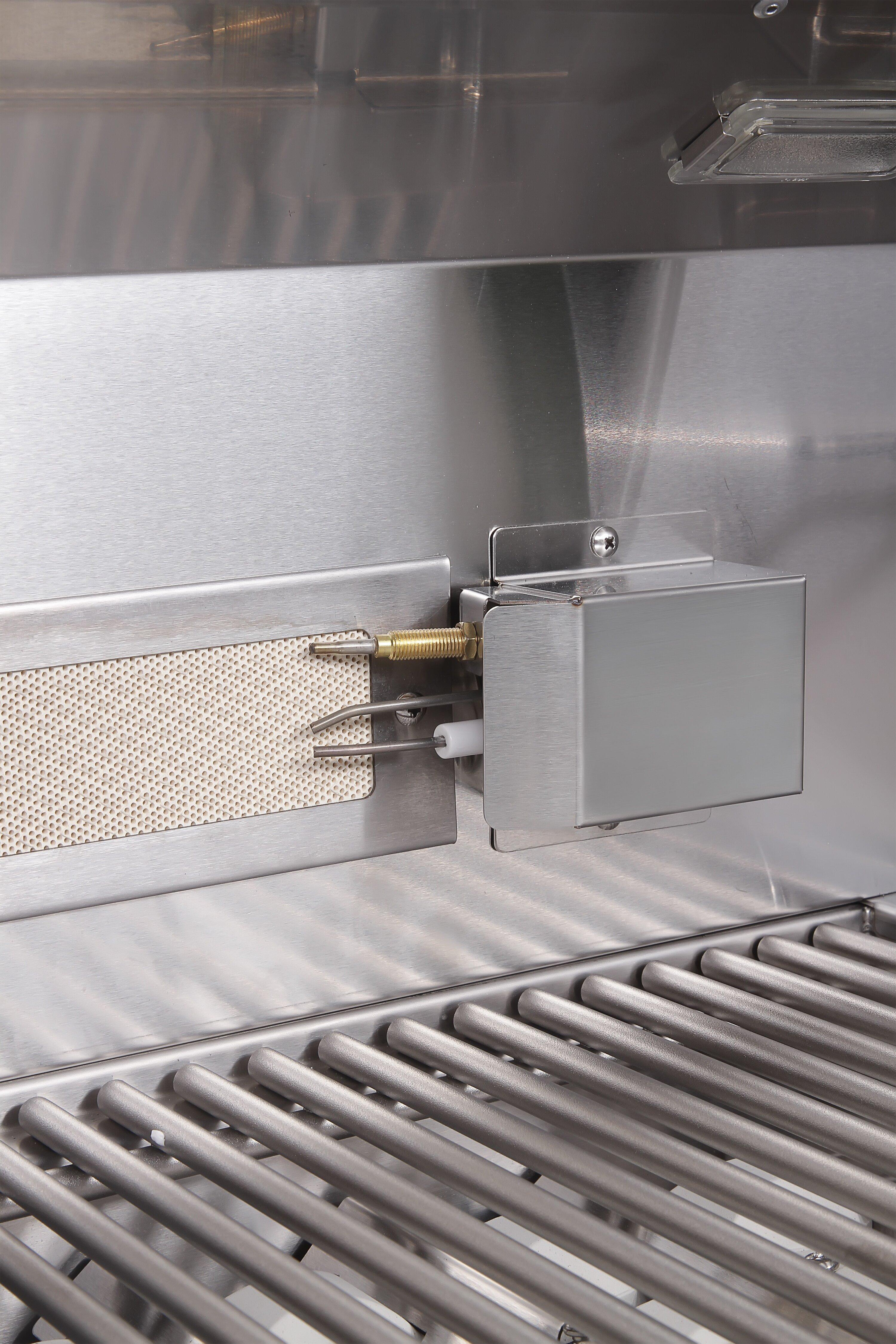 30 in. 60000 BTU 3-Burner Propane Built-in Grill 