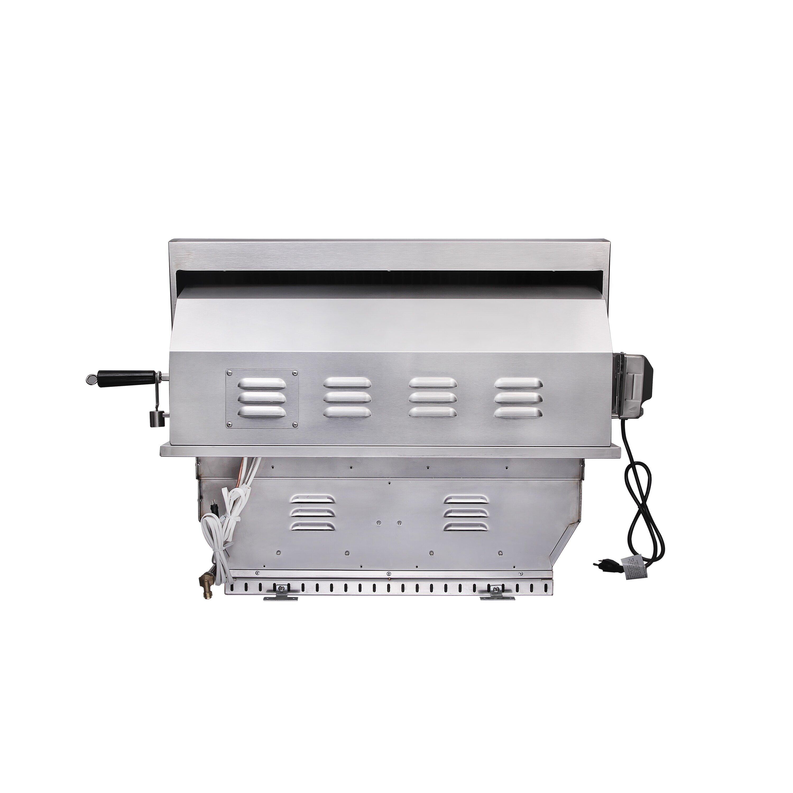 30 in. 60000 BTU 3-Burner Propane Built-in Grill 