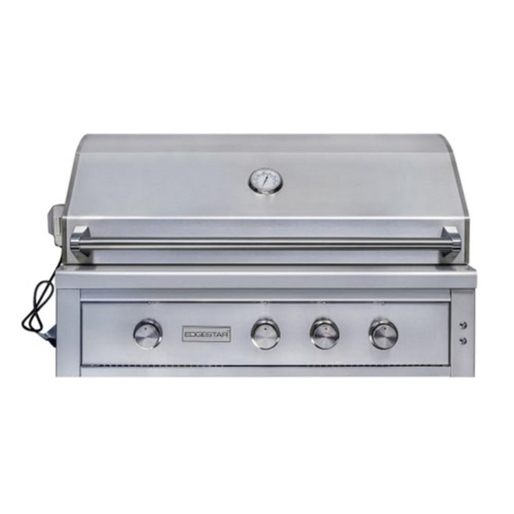 Edgestar Stainless Steel 42 in. 4-Burner Built-in Grill in Stainless Steel 
