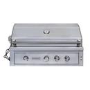42 in. 89 MBH 4-Burner Propane Outdoor Built-In Grill with Rotisserie in Stainless Steel