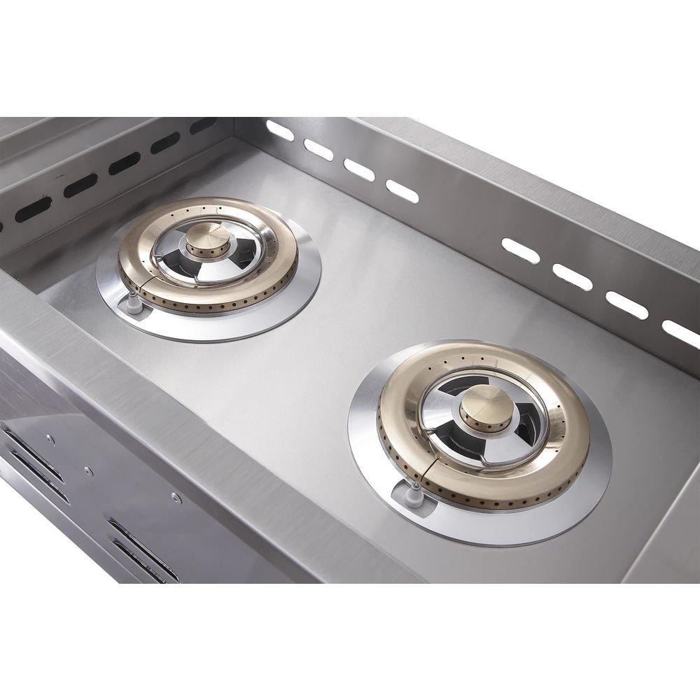 Edgestar Stainless Steel Burner in Stainless Steel 
