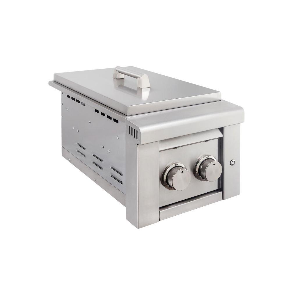Edgestar Stainless Steel Burner in Stainless Steel 