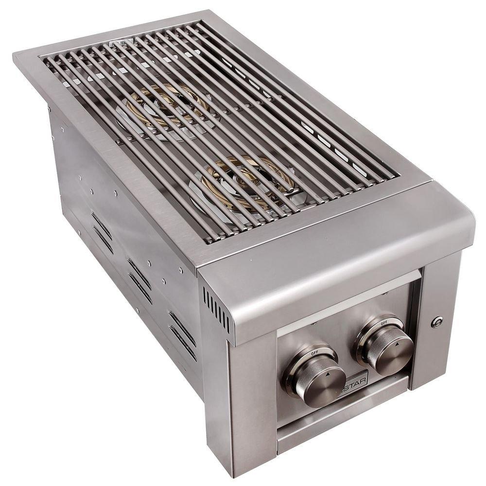 Edgestar Stainless Steel Burner in Stainless Steel 