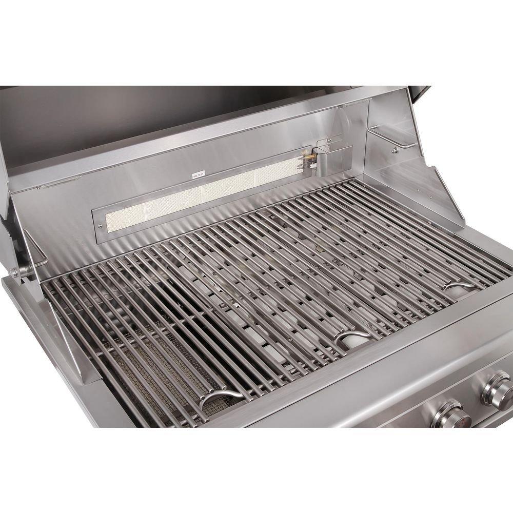 Edgestar Stainless Steel 36 in. 4-Burner Built-in Grill in Stainless Steel 