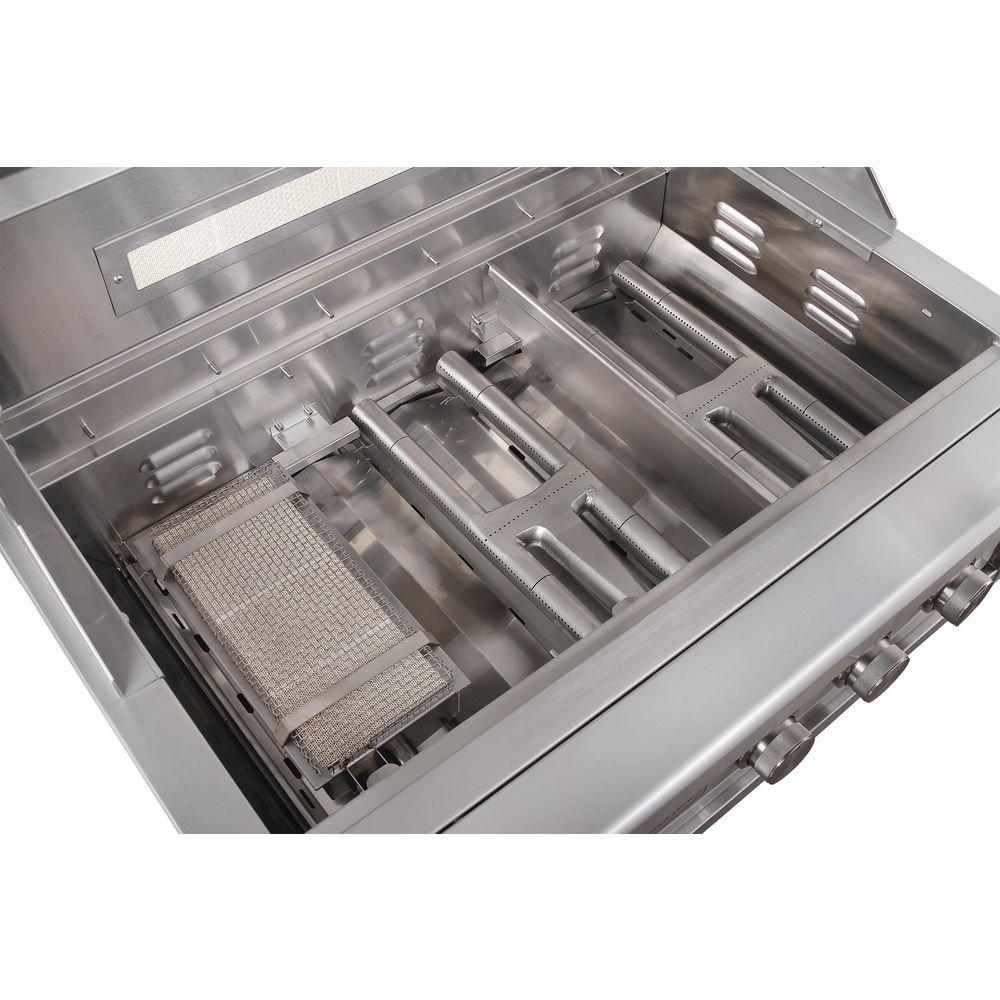 Edgestar Stainless Steel 36 in. 4-Burner Built-in Grill in Stainless Steel 