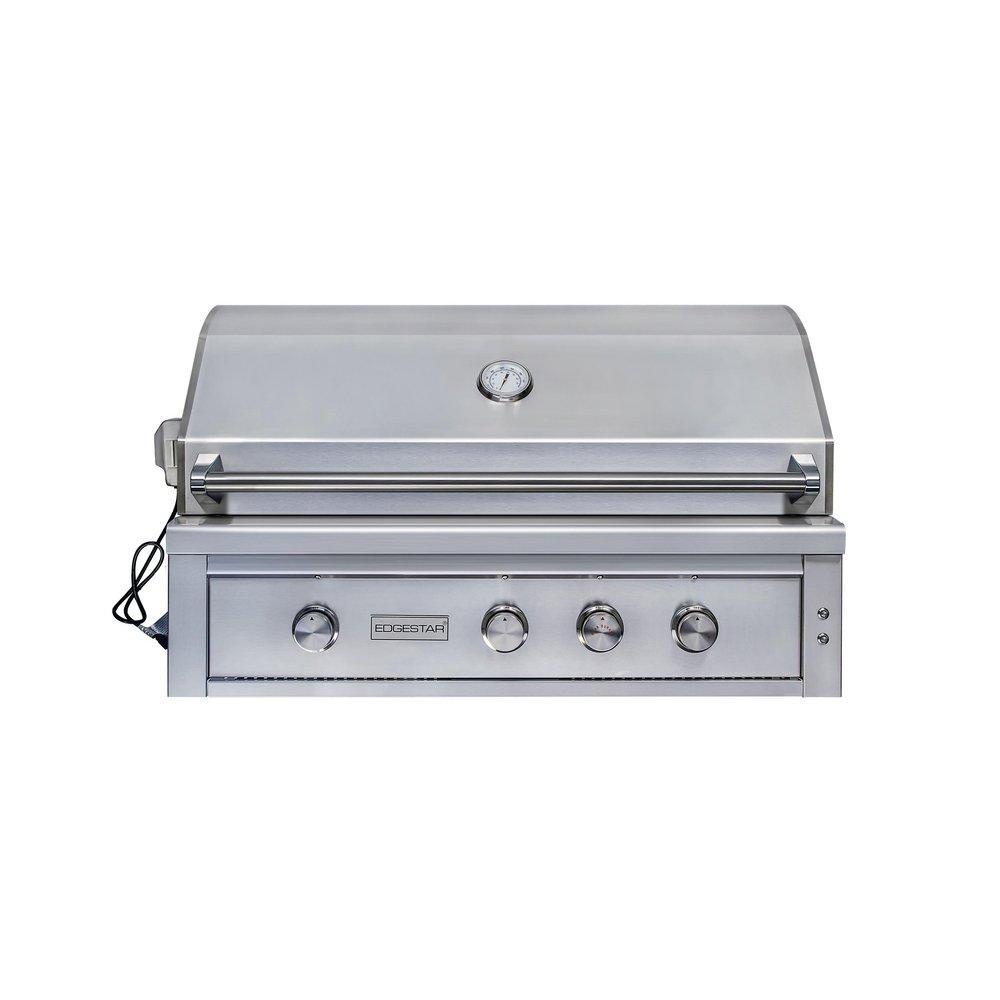 Edgestar Stainless Steel 42 in. 4-Burner Built-in Grill in Stainless Steel 