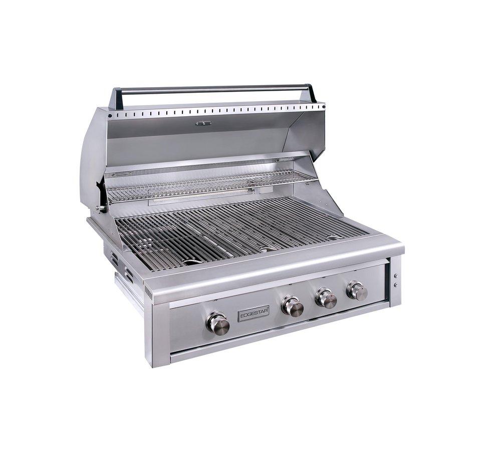 Edgestar Stainless Steel 42 in. 4-Burner Built-in Grill in Stainless Steel 