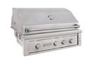42 in. 4-Burner Natural Gas Built-in Grill in Stainless Steel