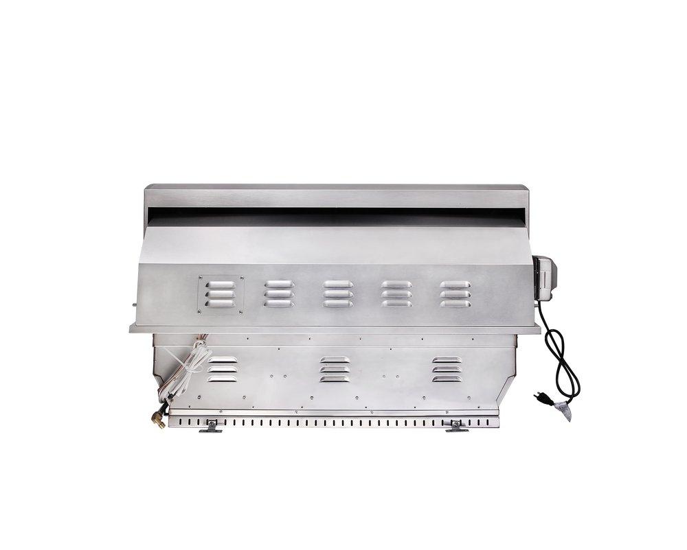 Edgestar Stainless Steel 42 in. 4-Burner Built-in Grill in Stainless Steel 