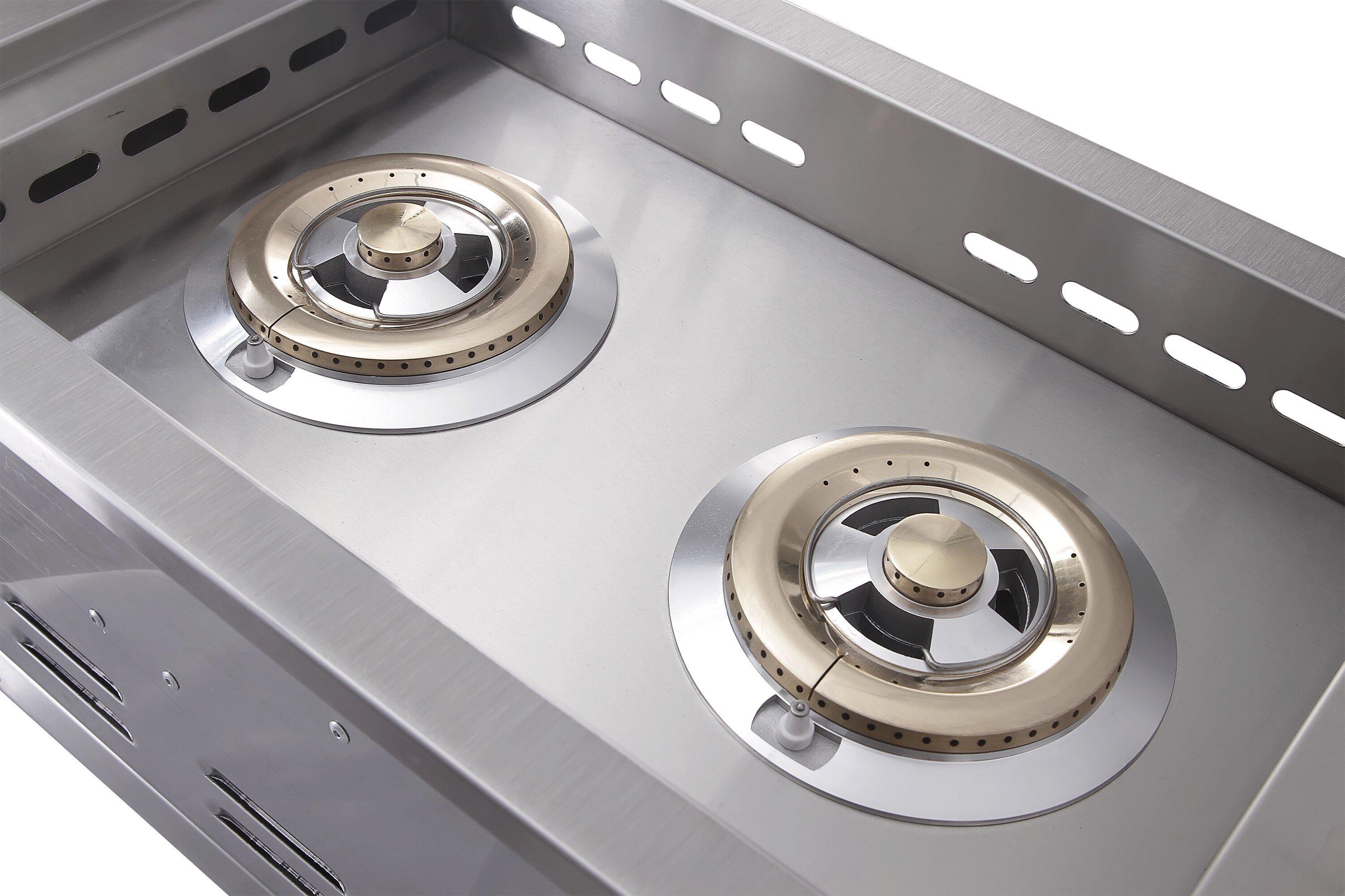 Edgestar Stainless Steel Burner in Stainless Steel 