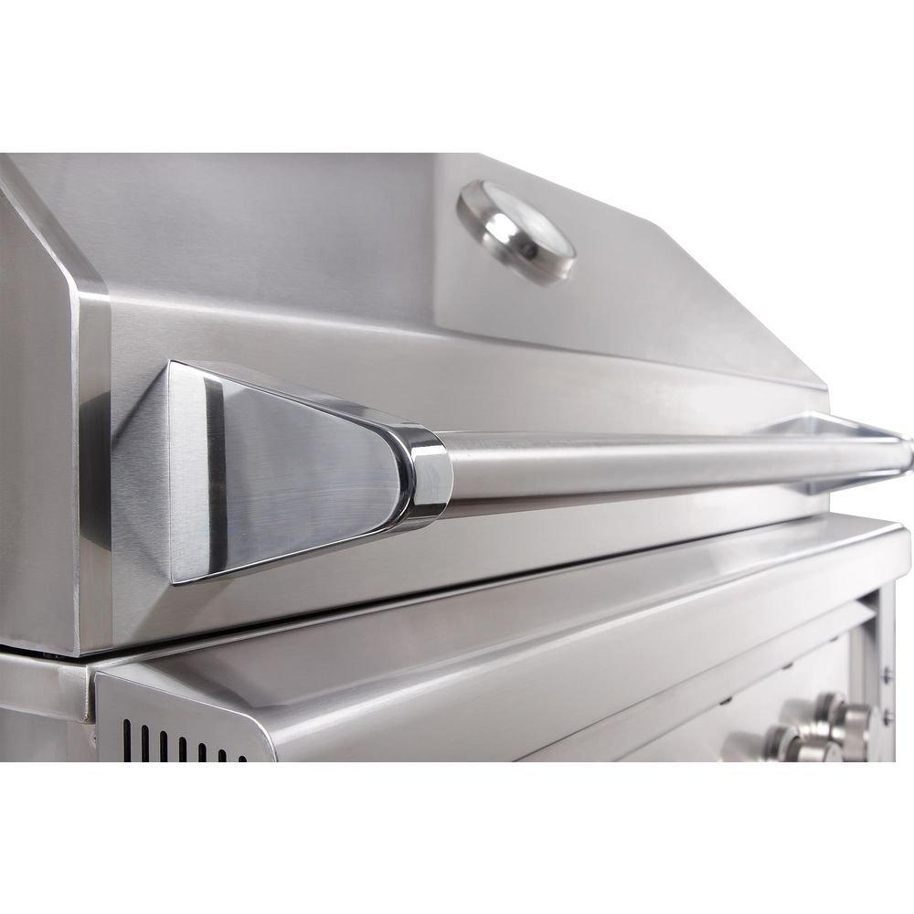 Edgestar Stainless Steel 30 in. 3-Burner Built-in Grill in Stainless Steel 