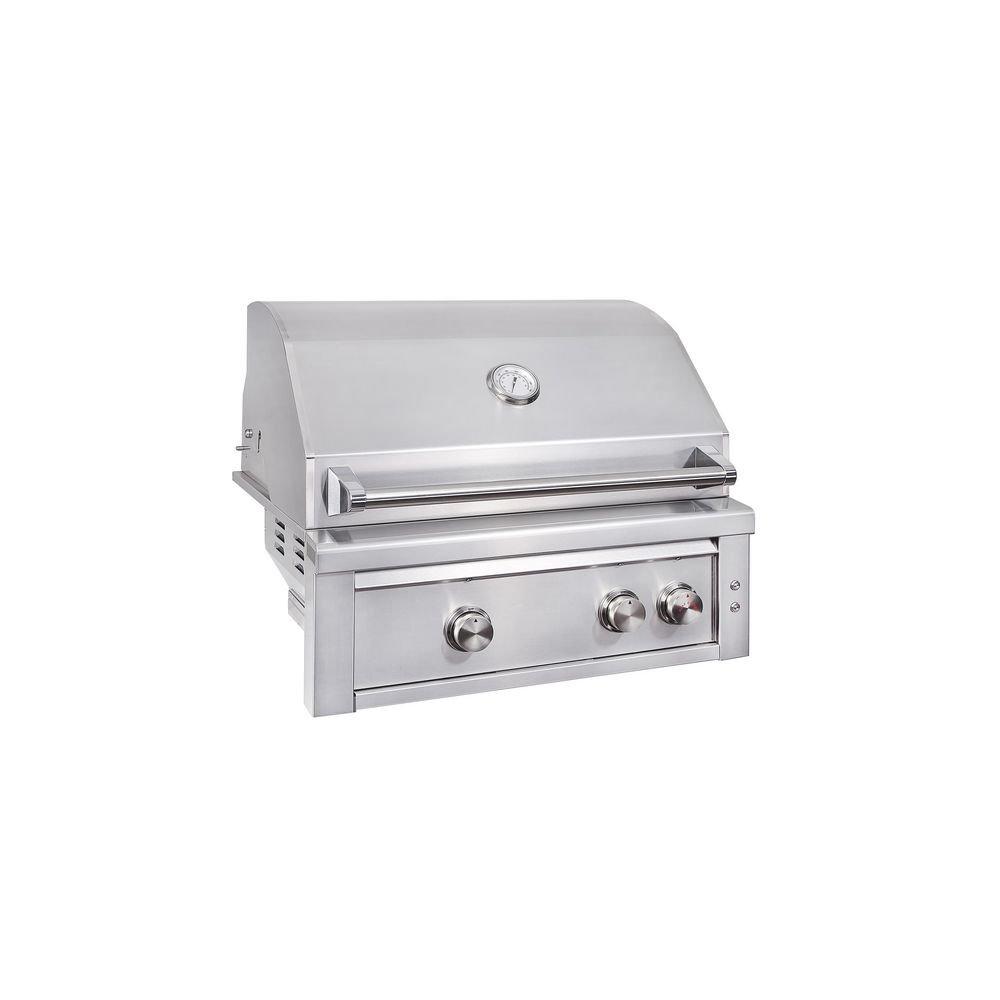 Edgestar Stainless Steel 30 in. 3-Burner Built-in Grill in Stainless Steel 