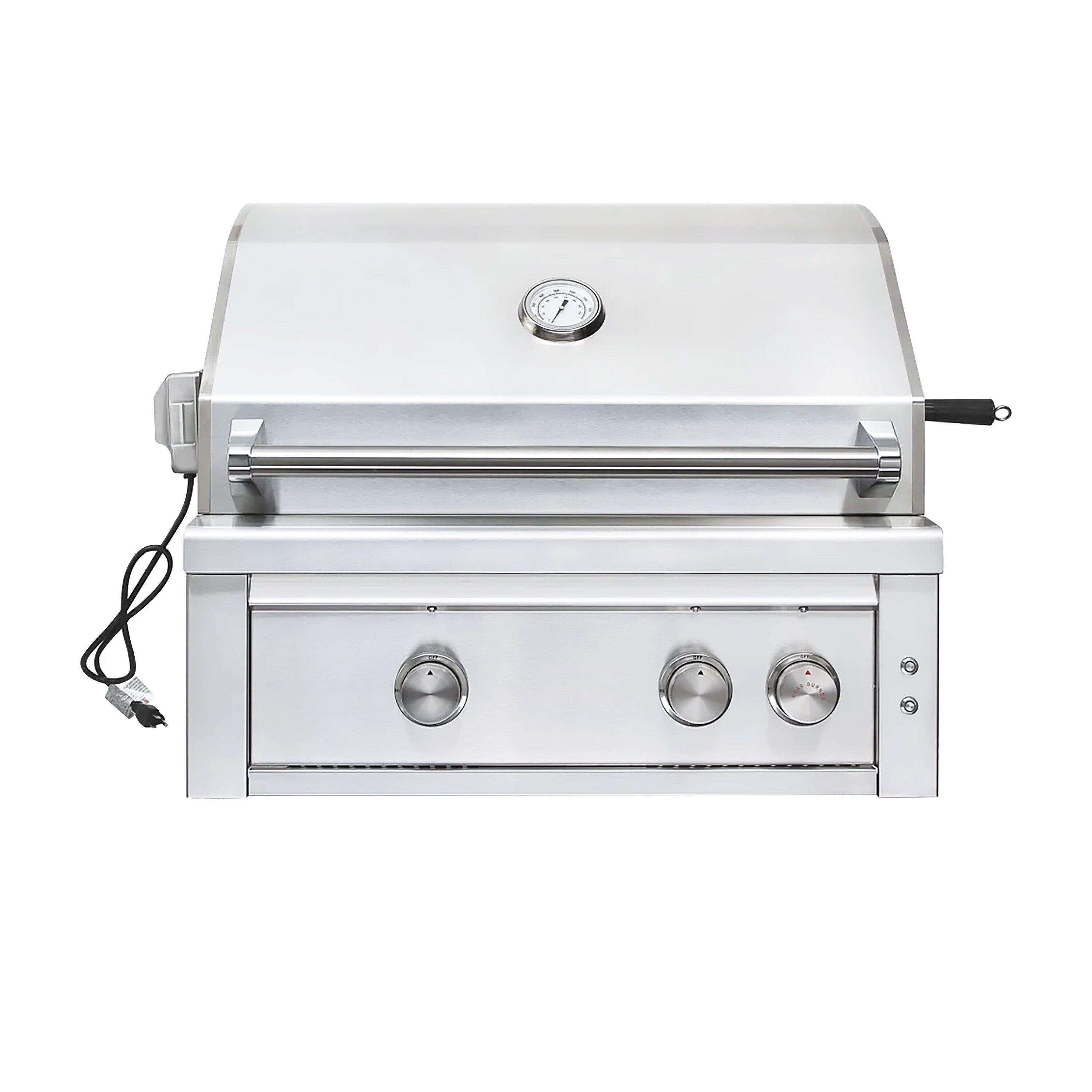 Edgestar Stainless Steel 30 in. 3-Burner Built-in Grill in Stainless Steel 
