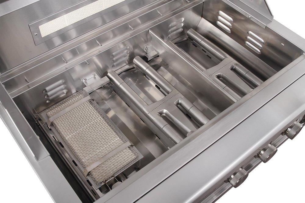 Edgestar Stainless Steel 36 in. 4-Burner Built-in Grill in Stainless Steel 