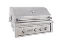 Edgestar Stainless Steel 36 in. 4-Burner Built-in Grill in Stainless Steel 