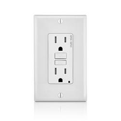 15A 125V Duplex Tamper-Resistant GFCI Outlet in White