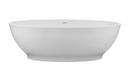 MTI Whirlpools&reg; White Gloss 64-3/8 x 34-1/2 in. Freestanding Bathtub 