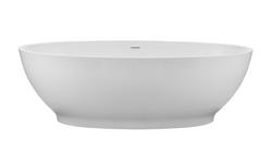 64-3/8 x 34-1/2 in. Freestanding Bathtub in White Gloss