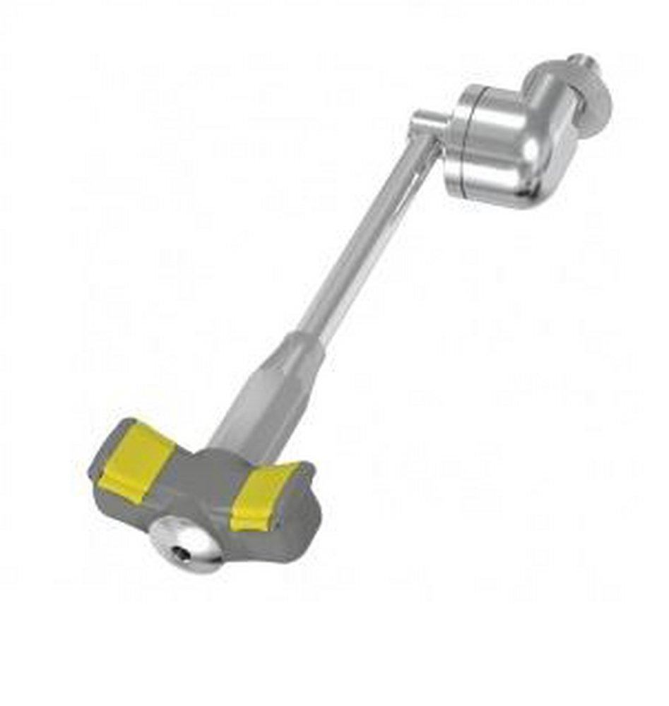 Bradley Corporation Chrome Plated 5.1 gpm NPT 90 psi Wall Mount Chrome Plated Brass Swing Activated Eye or Face Wash 