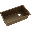 33 x 18-3/4 in. No Hole Composite Single Bowl Undermount Kitchen Sink in Pecan
