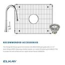 Elkay White 24-3/8 x 19-5/8 in. Fireclay Single Bowl Farmhouse Kitchen Sink 