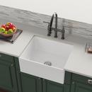 Elkay White 24-3/8 x 19-5/8 in. Fireclay Single Bowl Farmhouse Kitchen Sink 