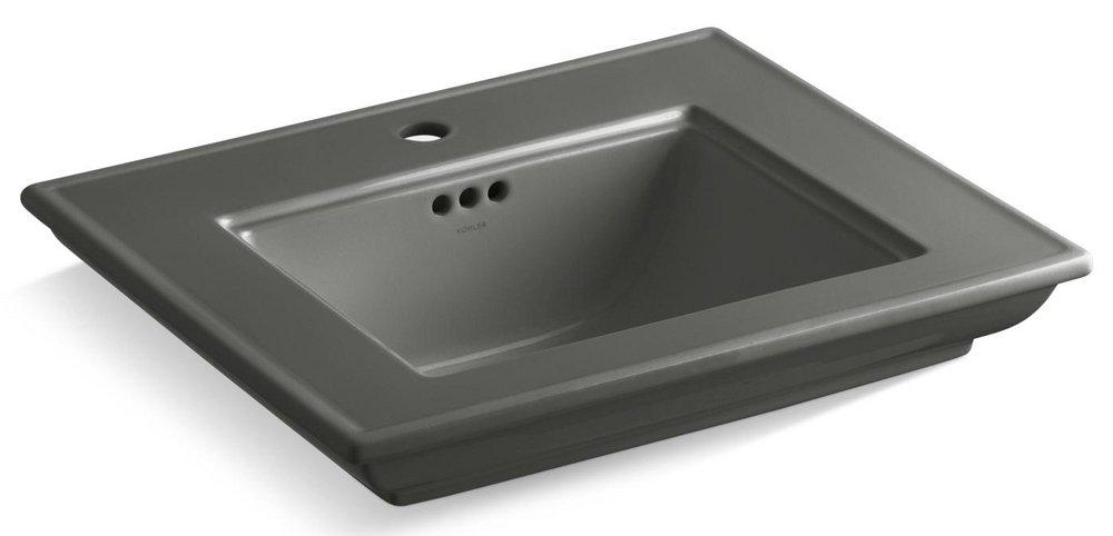 KOHLER Thunder&trade; Grey Pedestal Vessel 