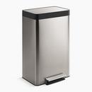 KOHLER Stainless Steel 13 gal Trash Can 