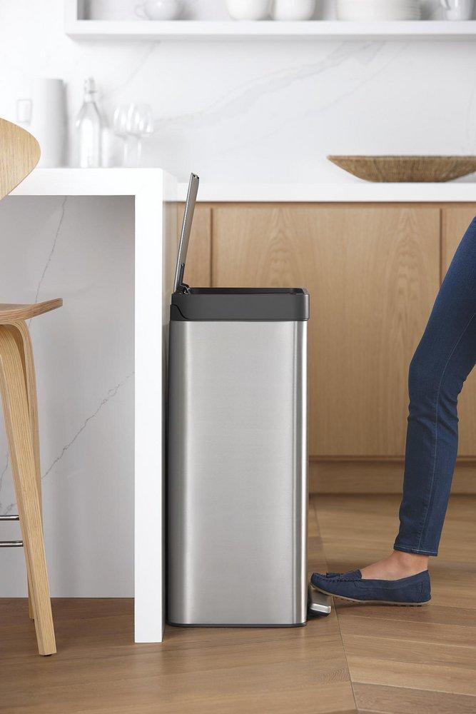 KOHLER Stainless Steel 13 gal Trash Can 