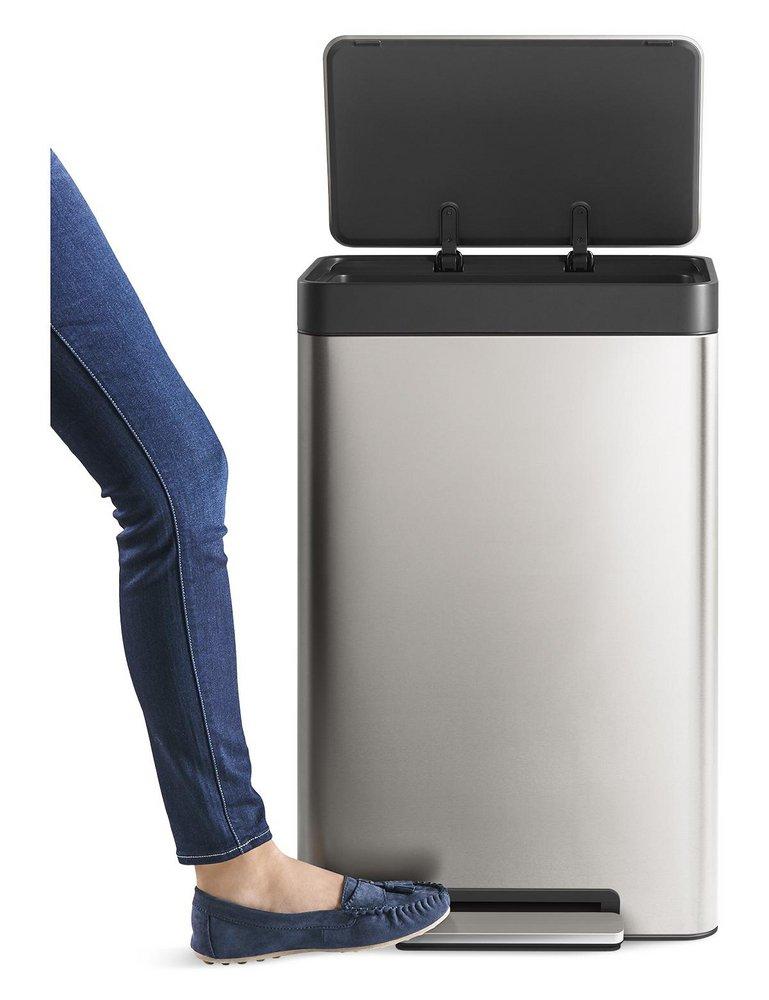 KOHLER Stainless Steel 13 gal Trash Can 