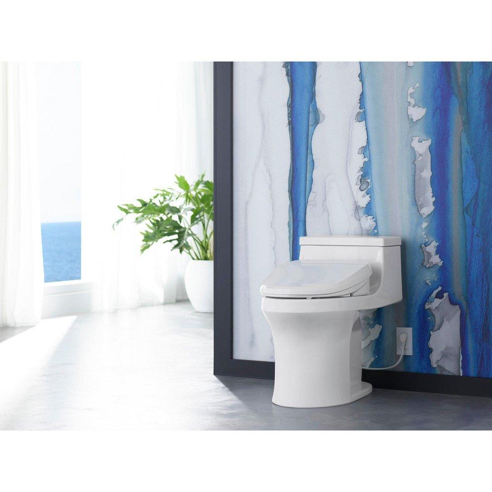 KOHLER Biscuit Elongated Closed Front with Cover Toilet Seat 