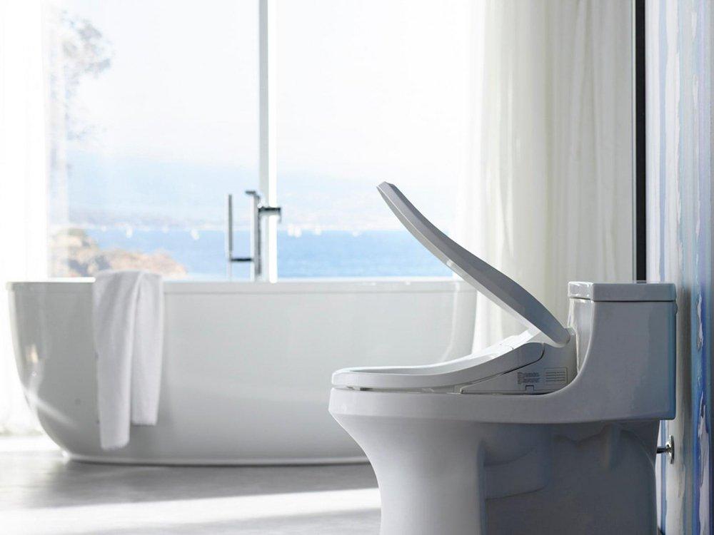 KOHLER Biscuit Elongated Closed Front with Cover Toilet Seat 