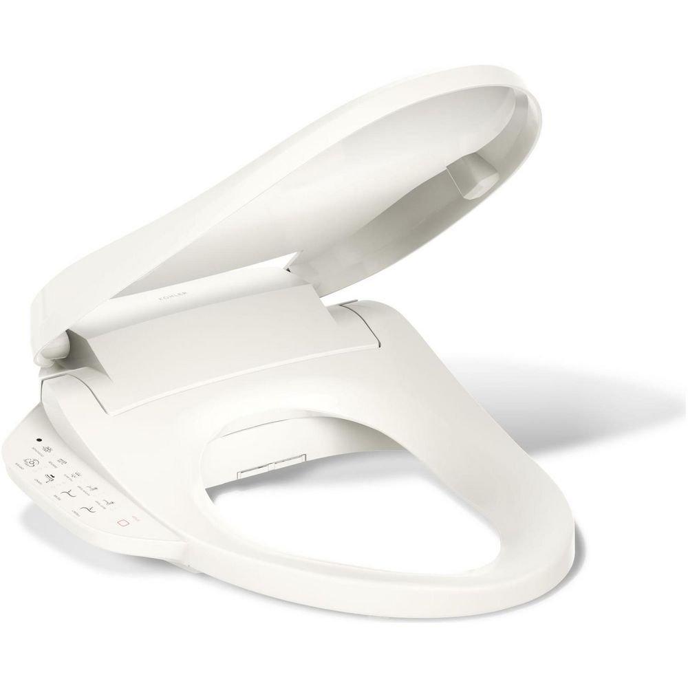 KOHLER Biscuit Elongated Closed Front with Cover Toilet Seat 
