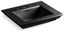 KOHLER Black Black&trade; Pedestal Vessel 