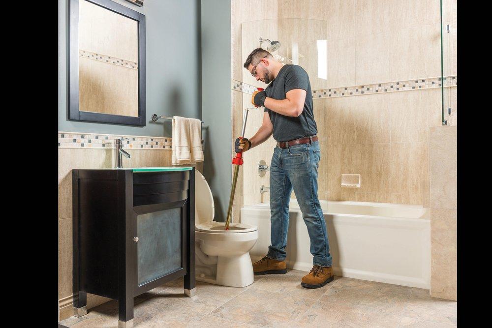 RIDGID Zinc Plated Toilet Cleaner Auger 