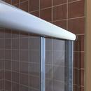 DreamLine Brushed Nickel 76-3/4 x 60 in. Semi-Framed Sliding Shower Door with Base Kit 