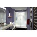 DreamLine Brushed Nickel 76-3/4 x 60 in. Semi-Framed Sliding Shower Door with Base Kit 