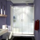 DreamLine Brushed Nickel 76-3/4 x 60 in. Semi-Framed Sliding Shower Door with Base Kit 
