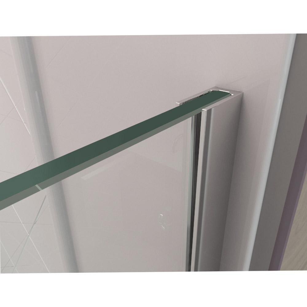 DreamLine Brushed Nickel 72 x 30 in. Frameless Shower Screen 