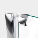 DreamLine Chrome 72 x 42-3/4 in. Frameless Pivot Shower Door 